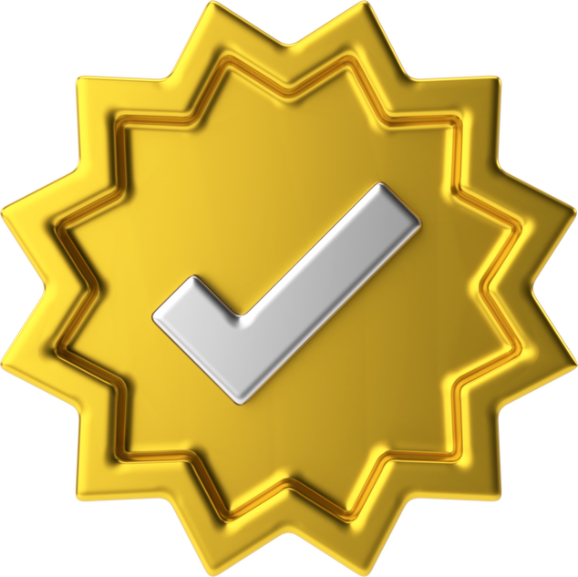 3D check box icon. 3D check list.